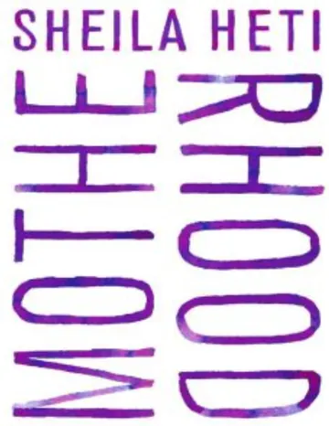 Motherhood A Novel by Sheila Heti, book cover