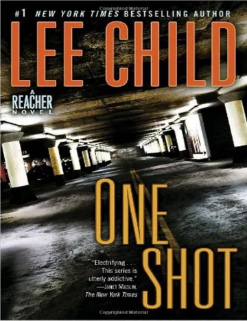 One Shot by Lee Child, book cover