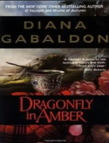 Dragonfly in Amber by Diana Gabaldon, book cover