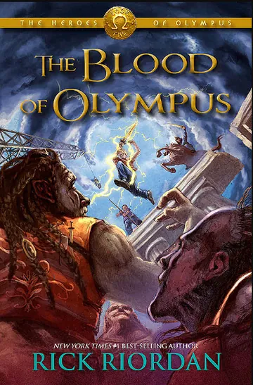 The Blood of Olympus by Rick Riordan, book cover