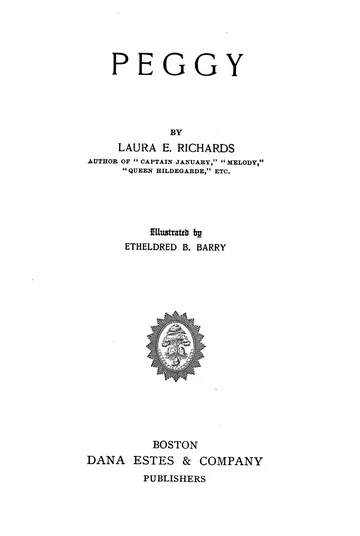 Peggy by Laura E. Richards, book cover