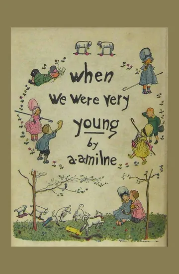 When We Were Very Young by A. A. Milne, book cover