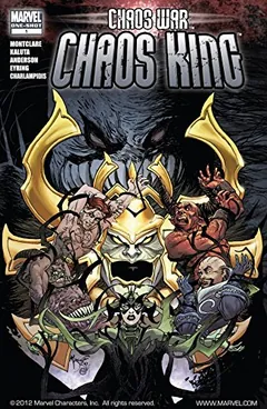 Chaos War by Brandon Montclare, book cover