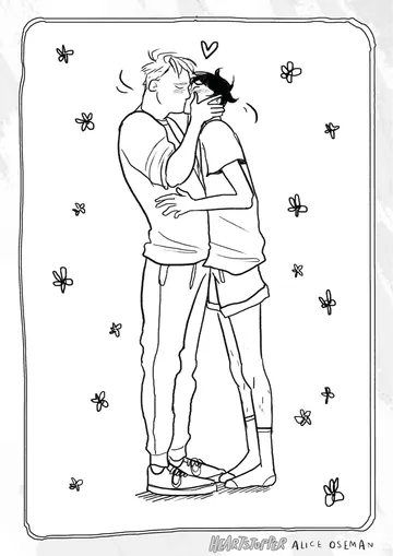 The Heartstopper Colouring Book by Alice Oseman, book cover