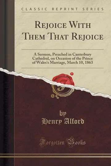 Rejoice With Them That Rejoice by Henry Alford, book cover