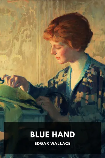 Blue Hand by Edgar Wallace, book cover