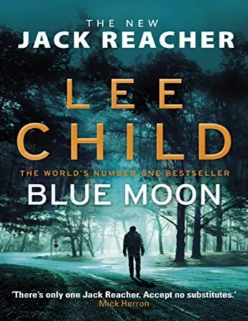 Blue Moon by Lee Child, book cover