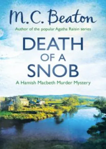 Death of a Snob by M.C. Beaton, book cover