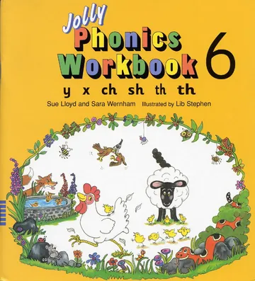 Jolly Phonics Workbook 6 by Sue Lloyd, book cover