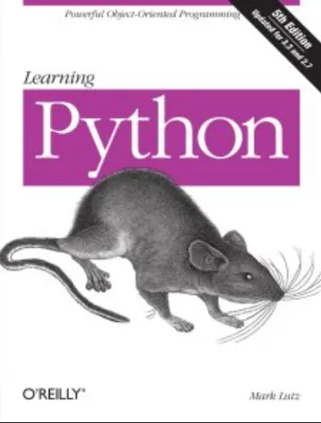 Learning Python, 5th Edition Fifth Edition by Mark Lutz, book cover
