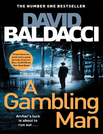 A Gambling Man by David Baldacci, book cover