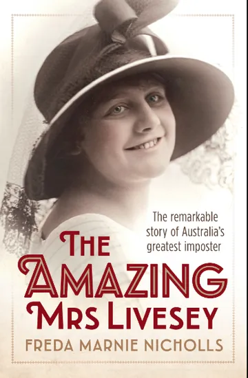 The Amazing Mrs Livesey by Freda Marnie Nicholls, book cover