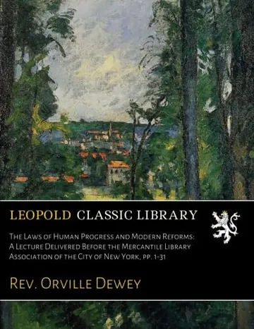 The Laws of Human Progress and Modern Reforms by Orville Dewey, book cover