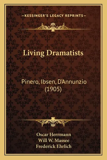 Living Dramatists by Oscar Herrmann, book cover