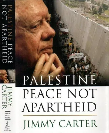 Palestine: Peace Not Apartheid by Jimmy Carter, book cover