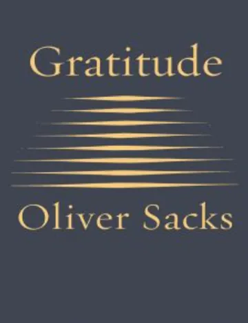 Gratitude by Oliver Sacks, book cover