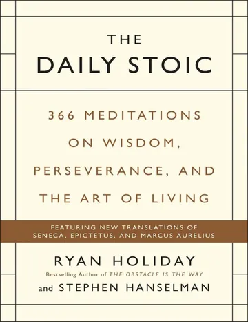 The Daily Stoic by Ryan Holiday, book cover