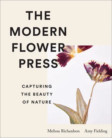 The Modern Flower Press by Amy Fielding, book cover