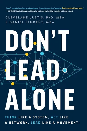 Don't Lead Alone by Cleveland Justis PhD, book cover