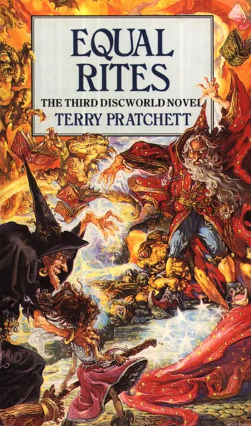Equal Rites by Terry Pratchett, book cover