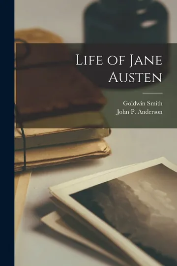Life of Jane Austen by Goldwin Smith, book cover