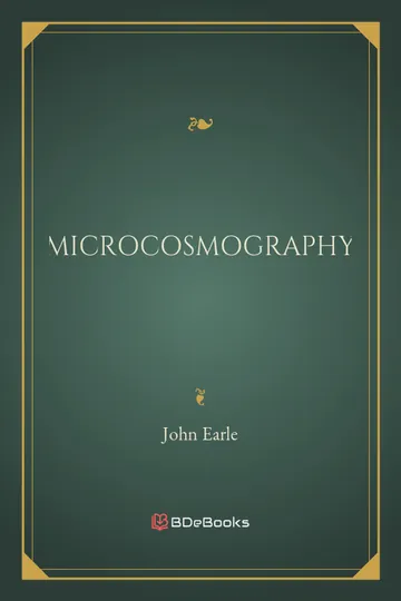 Microcosmography by John Earle, book cover