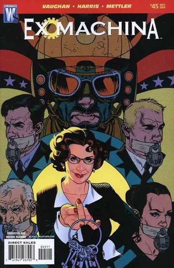 Ex Machina Issue 45 by Brian K. Vaughan, book cover