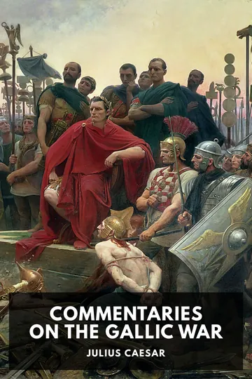 Commentaries on the Gallic War by Julius Caesar, book cover