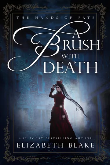 A Brush with Death by Elizabeth Blake, book cover
