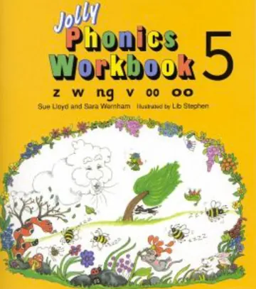 Jolly Phonics Activity Book 5z, W, Ng, V, Oo, Oo by Sue Lloyd, book cover