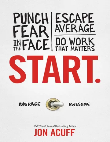 Start. by Jon Acuff, book cover