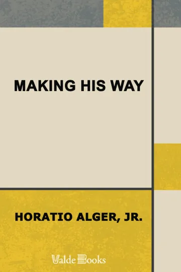 Making His Way by Horatio Alger, book cover
