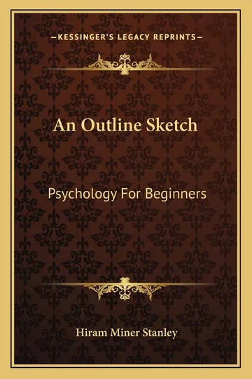 An Outline Sketch by Hiram Miner Stanley, book cover