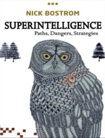 Superintelligence by Nick Bostrom, book cover