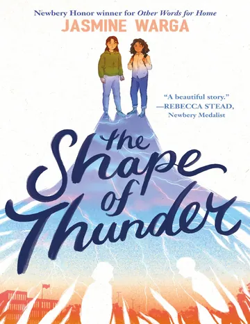 The Shape of Thunder by Jasmine Warga, book cover