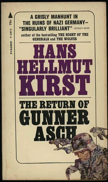 The Return of Gunner Asch by Hans Hellmut Kirst, book cover