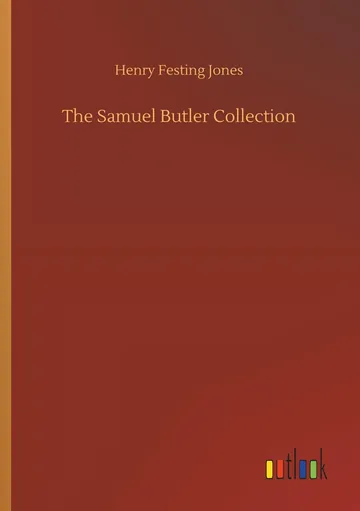 Samuel Butler: a sketch by Henry Festing Jones, book cover
