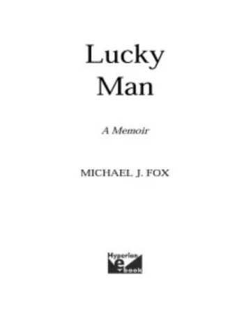 Lucky Man by Michael J. Fox, book cover
