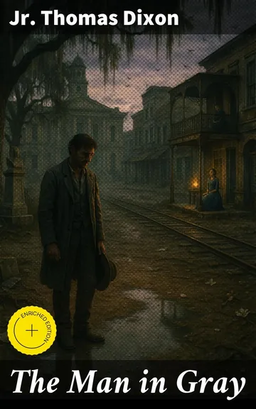 The Man in Gray by Thomas Dixon Jr., book cover