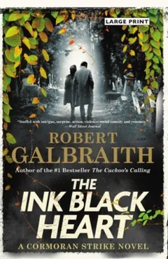 The Ink Black Heart by Robert Galbraith, book cover