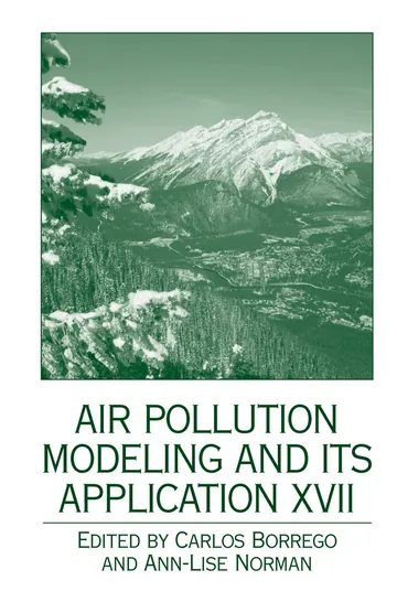 Air Pollution Modeling and its Application XVII by Carlos Borrego, book cover