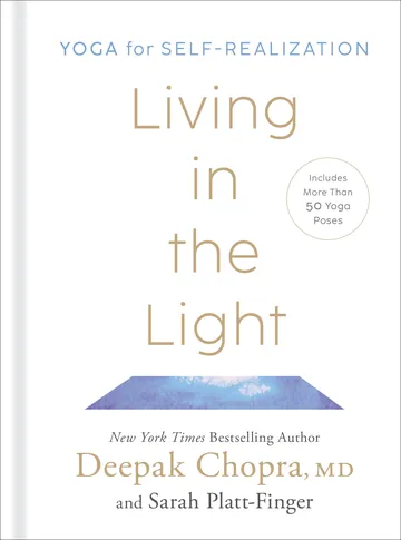 Living in the Light by Deepak Chopra, book cover