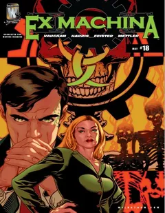Ex Machina issue 18 by Brian K. Vaughan, book cover