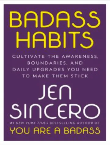 Badass Habits by Jen Sincero, book cover