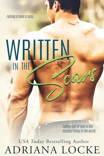 Written in the Scars by Adriana Locke, book cover