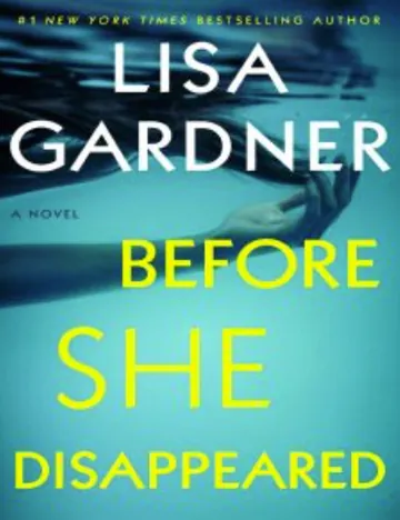 Before She Disappeared by Lisa Gardner, book cover