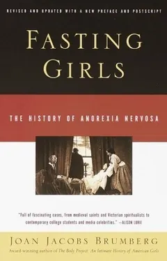 Fasting Girls by Joan Jacobs Brumberg, book cover