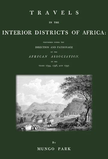 Travels in the Interior Districts of Africa by Mungo Park, book cover