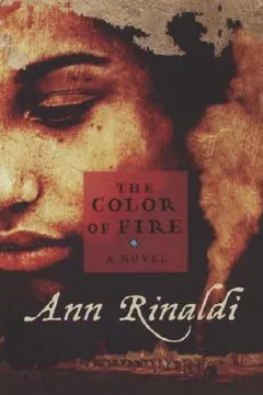 The Color of Fire by Ann Rinaldi, book cover