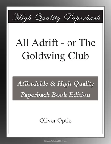 All Adrift by Oliver Optic, book cover